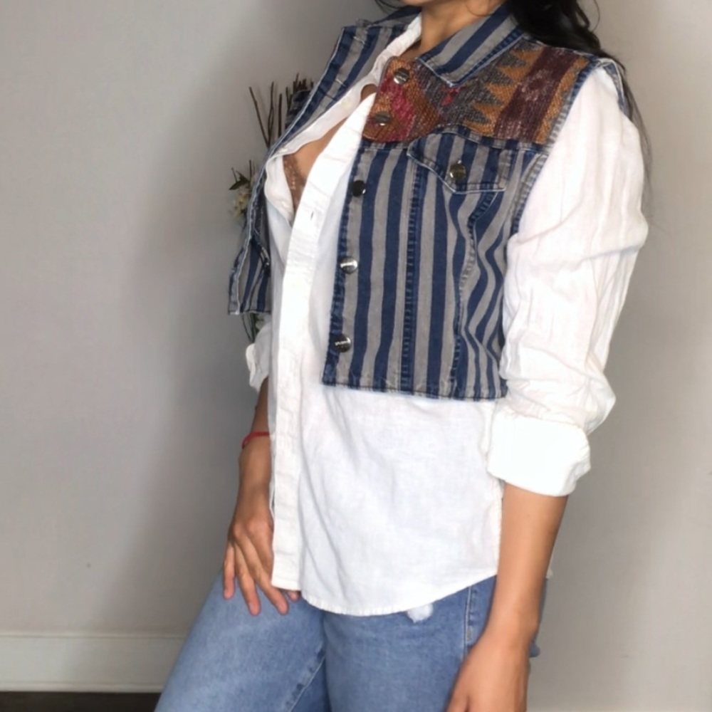 Vintage jean vest circa 1970s
